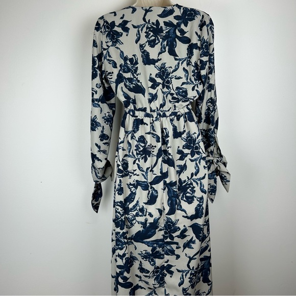 Kate & Mallory Abstract Floral Maxi Dress sz XS Bohemian ResortWear Fairy - Picture 5 of 11